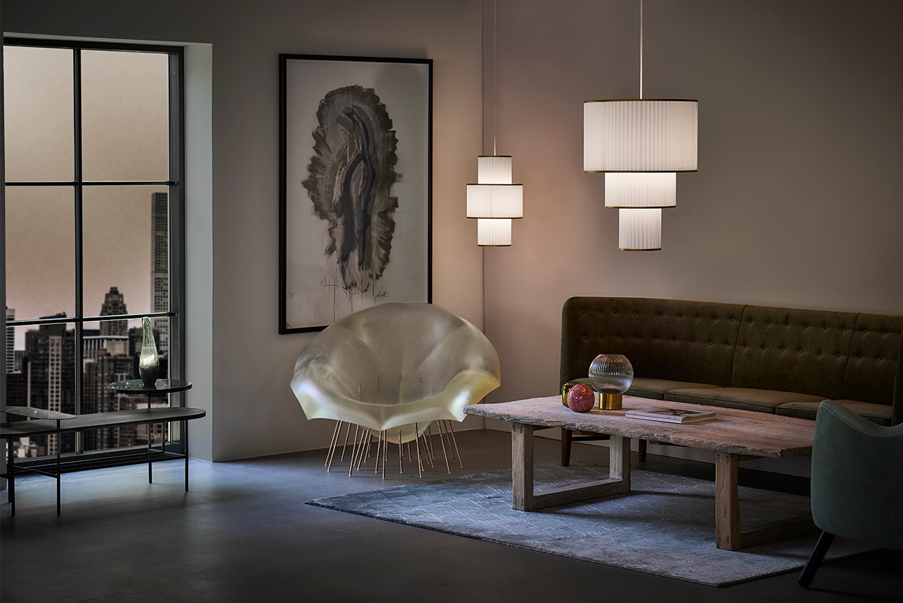 Leklint110+112 Plivello Pendant White Lifestyle2